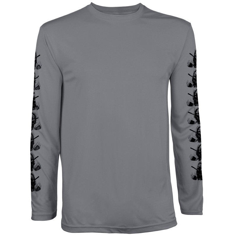 Men's Long Sleeve Lightweight Undershirt Tattoo Golf | Dark Grey