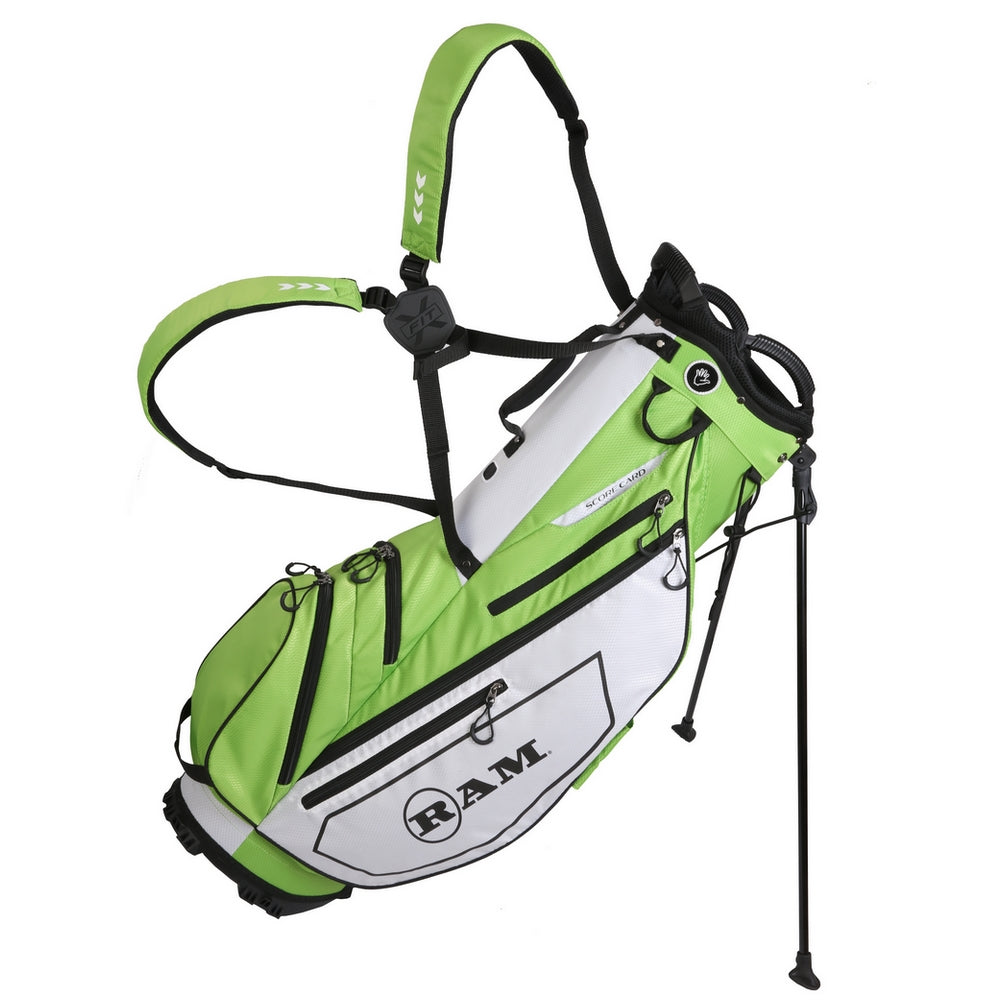 Ram FX Lightweight Golf Stand Carry Bag | Full Length Dividers