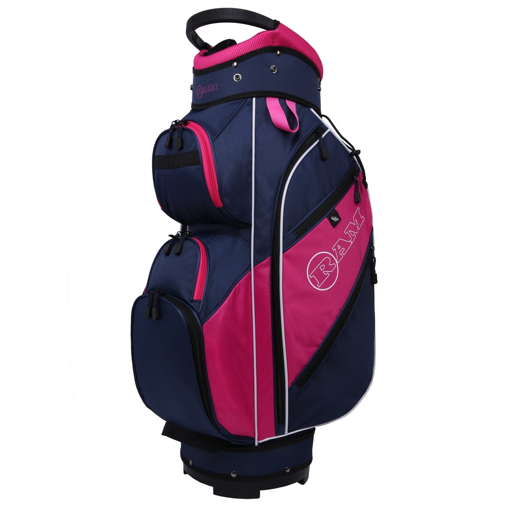 Ram Golf Lightweight Ladies Cart Bag 14 Way Dividers Top | 4 Colorways