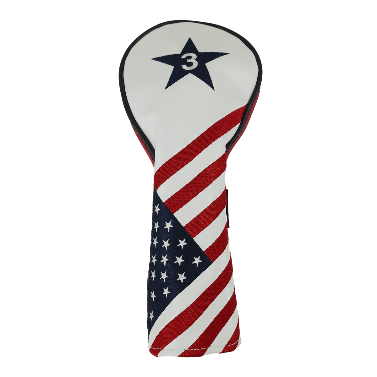 USA STARS AND STRIPES LEATHER HEADCOVER For DRIVER WOOD / HYBRID