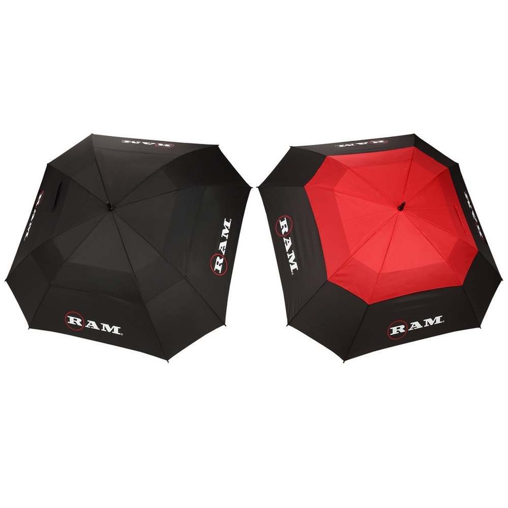 2 Pack Ram FX Tour Premium 64&quot; Extra Large Square Golf Umbrellas