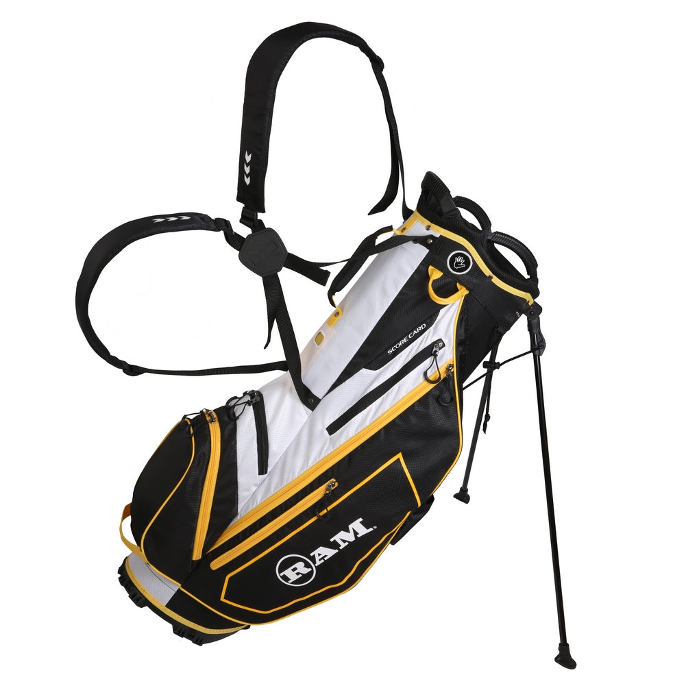 Ram FX Lightweight Golf Stand Carry Bag | Full Length Dividers