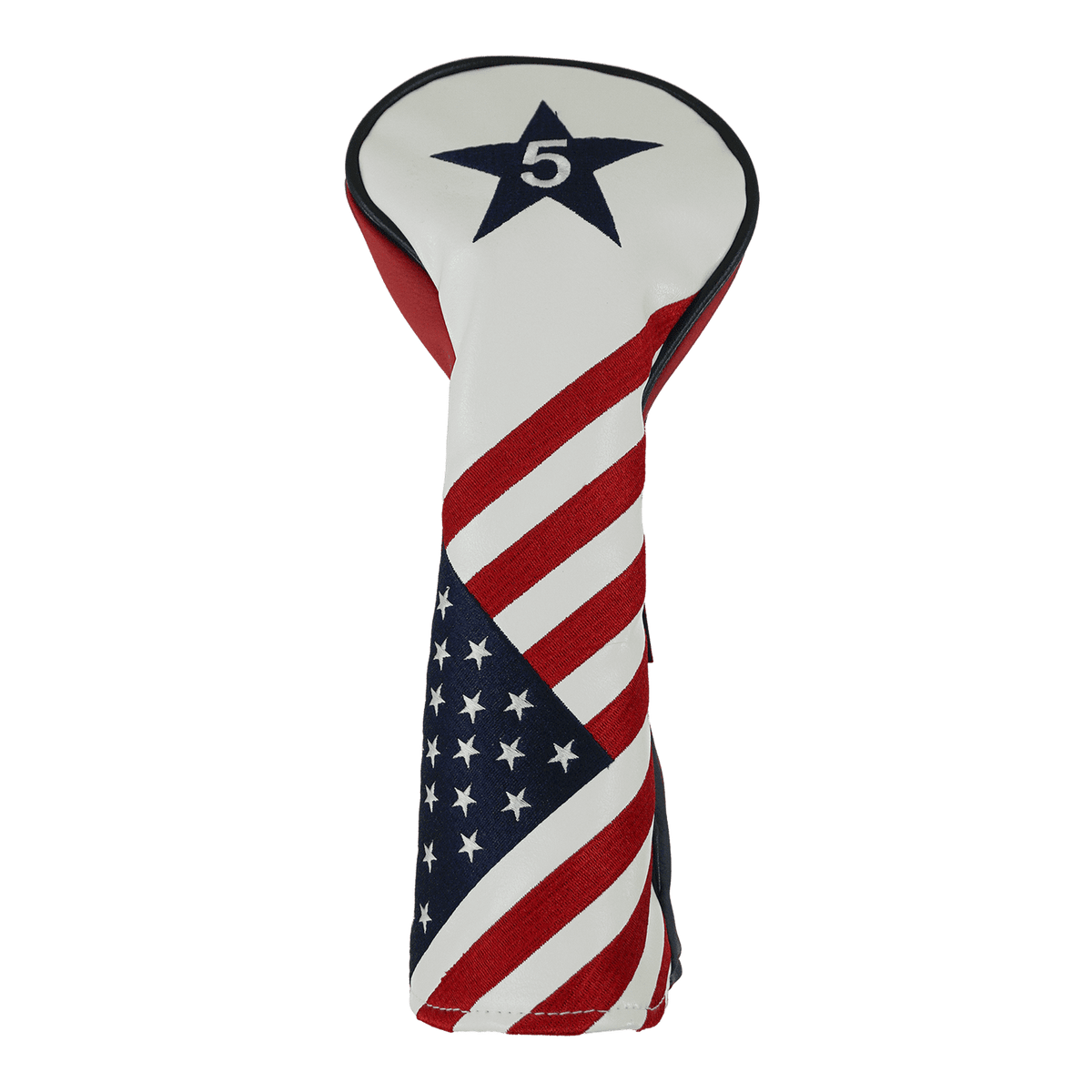 USA STARS AND STRIPES LEATHER HEADCOVER For DRIVER WOOD / HYBRID