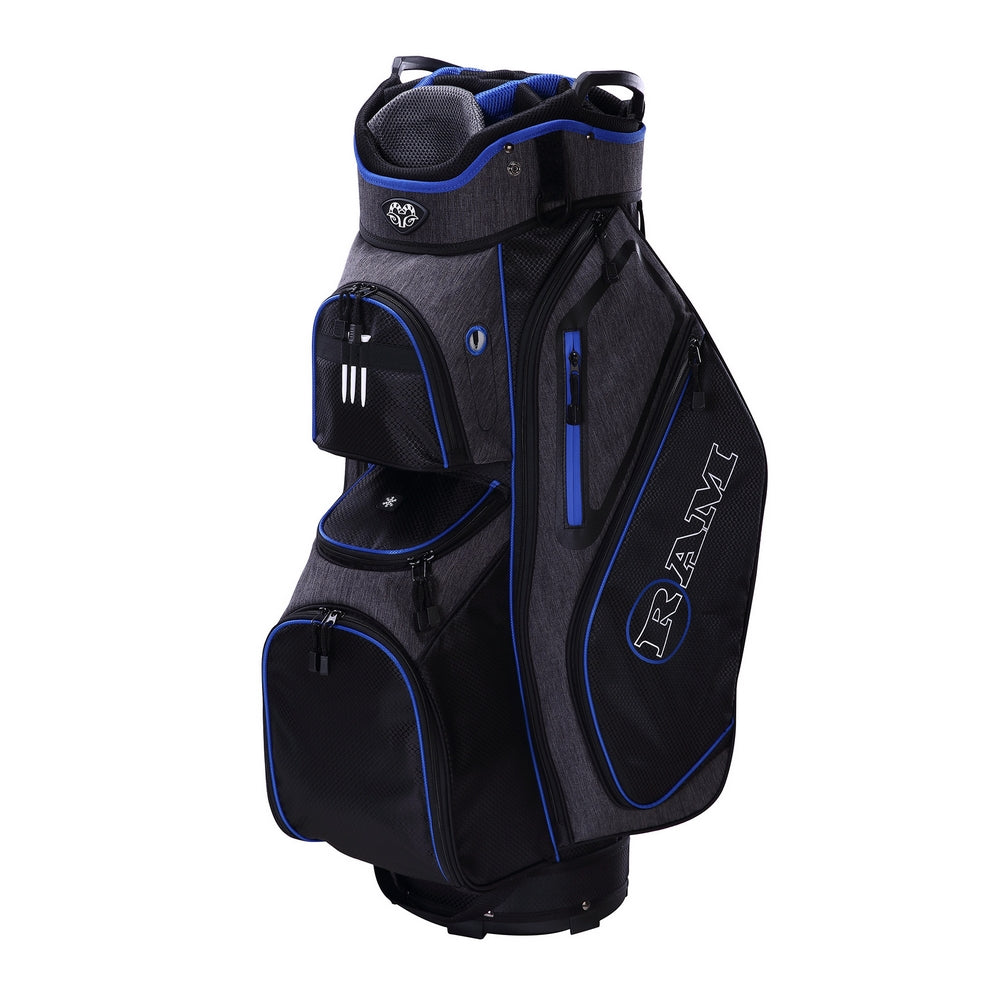 Ram Golf Tour Cart Bag with 14 Way Dividers Top | 4 Colors