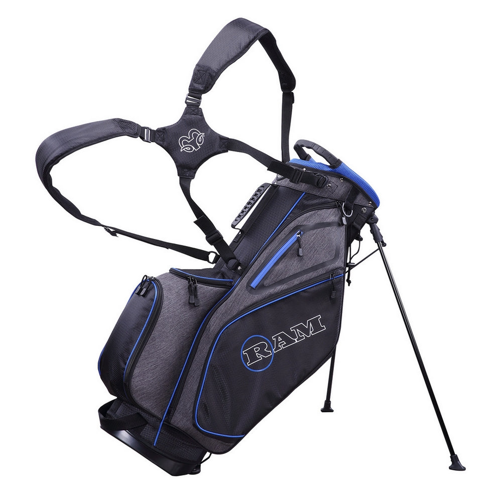 Ram Premium Tour Golf Stand/Carry Bag | Insulated Pocket