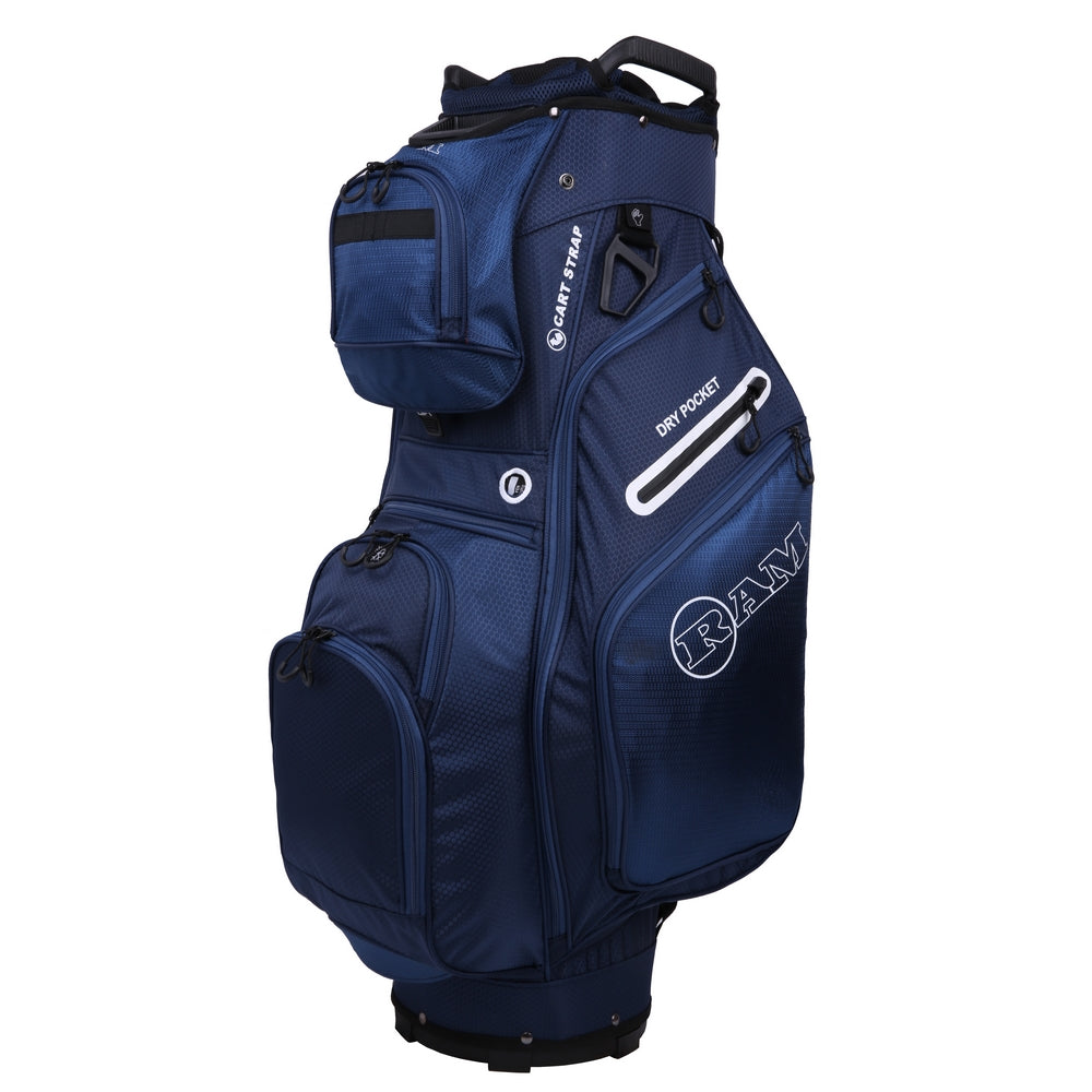 Ram FX Deluxe Golf Cart Bag 14 Way Full Length Dividers | 8 Colors
