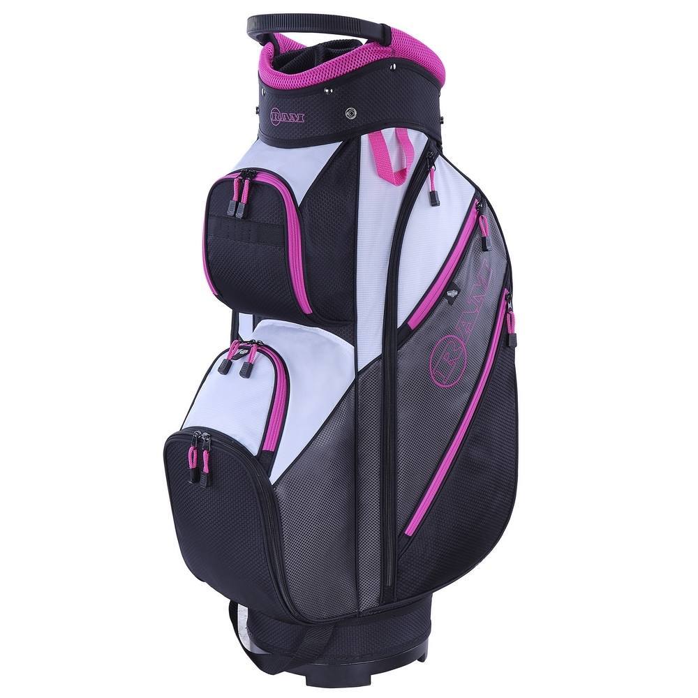 Ram Golf Lightweight Ladies Cart Bag 14 Way Dividers Top | 4 Colorways