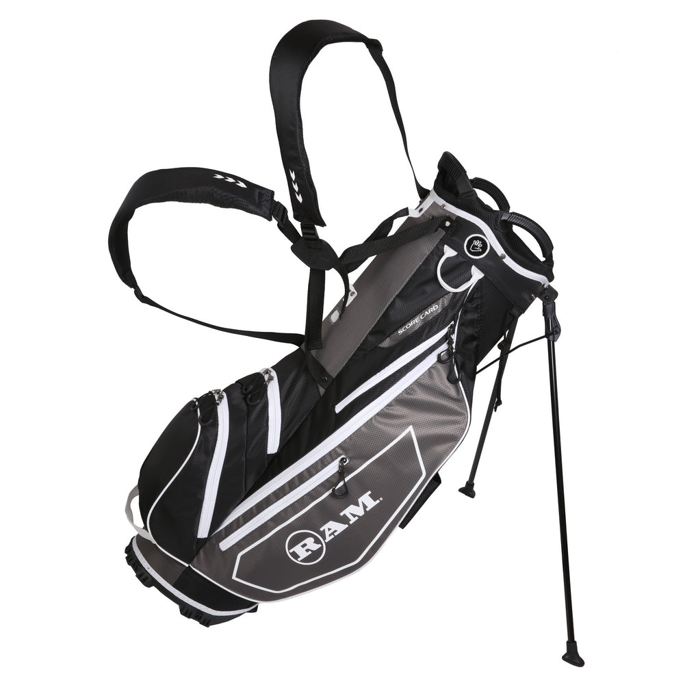 Ram FX Lightweight Golf Stand Carry Bag | Full Length Dividers