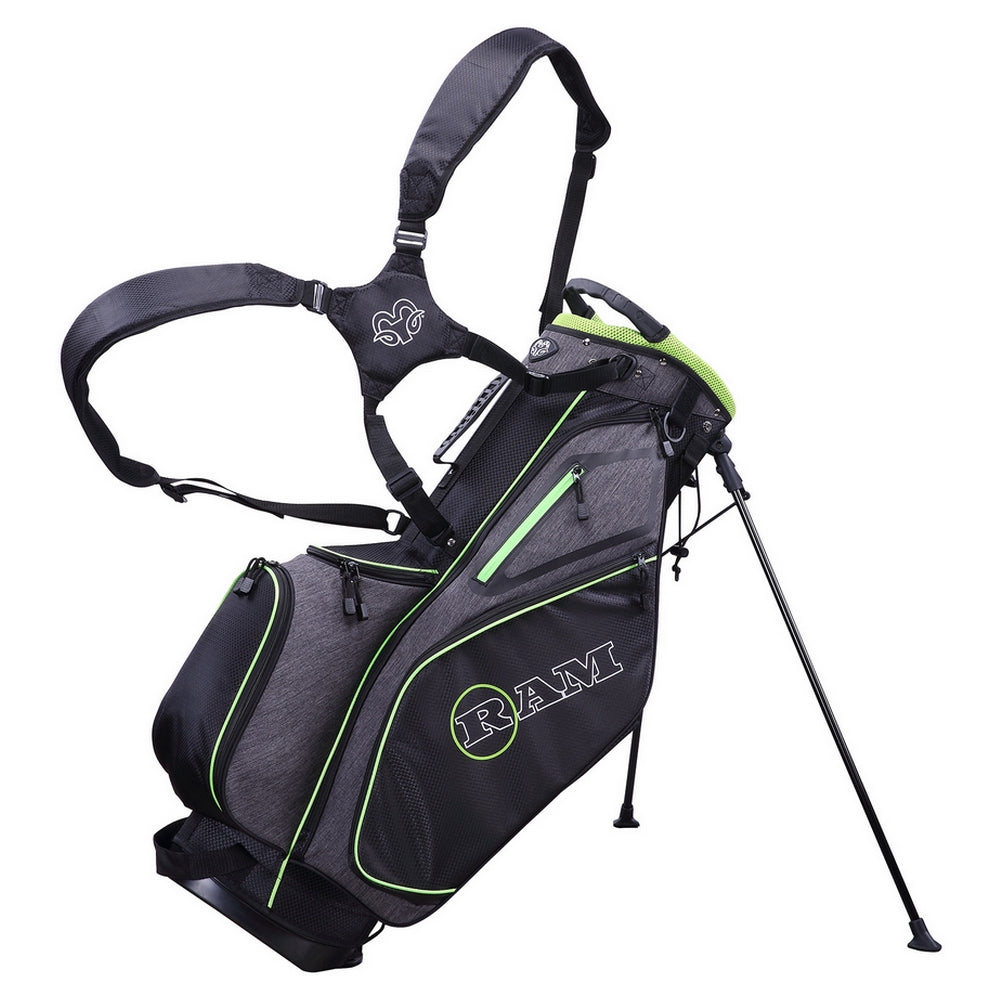 Ram Premium Tour Golf Stand/Carry Bag | Insulated Pocket
