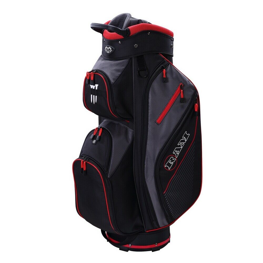 Ram Golf Lightweight Cart Bag with 14 Way, Full-Length Dividers | 4 Colors