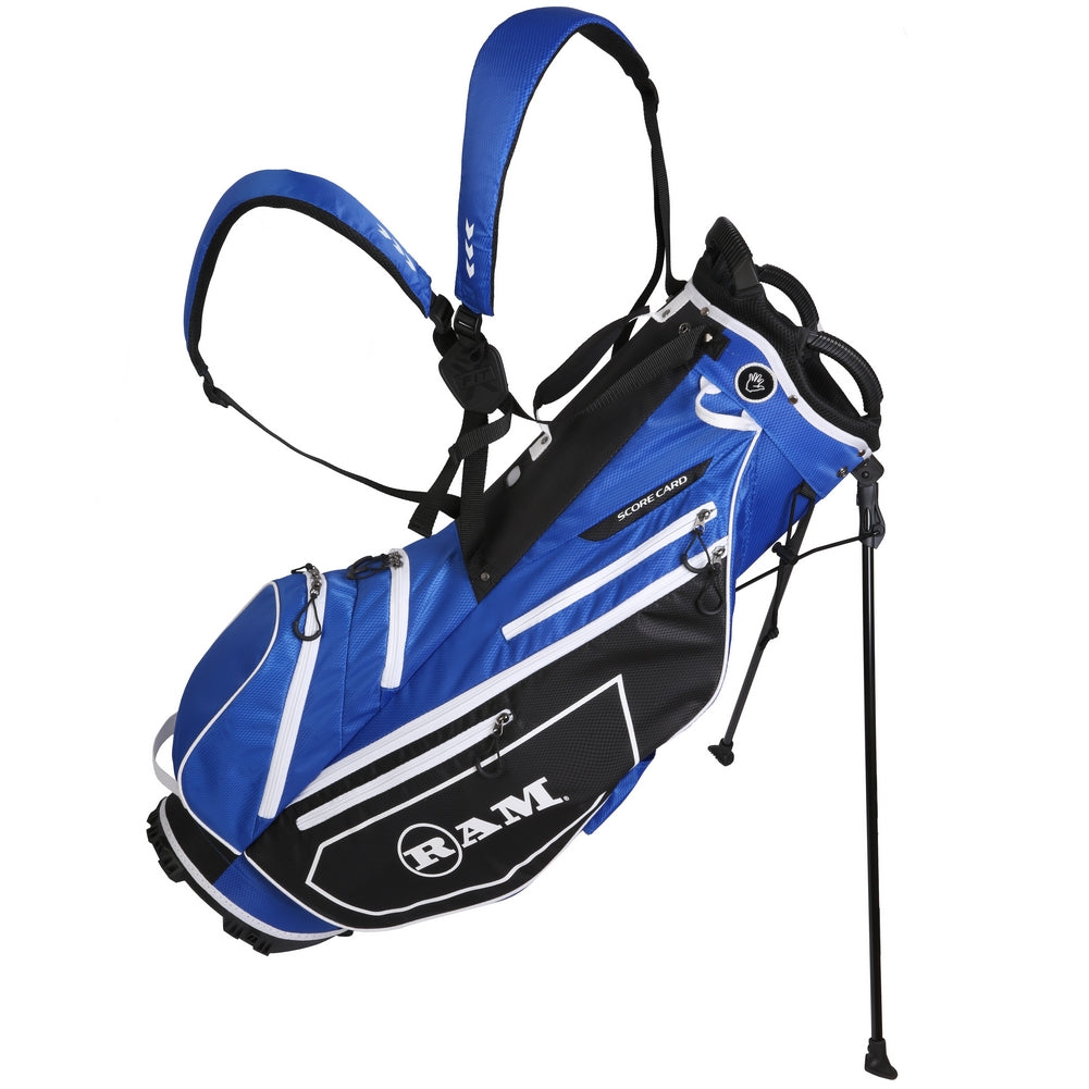 Ram FX Lightweight Golf Stand Carry Bag | Full Length Dividers