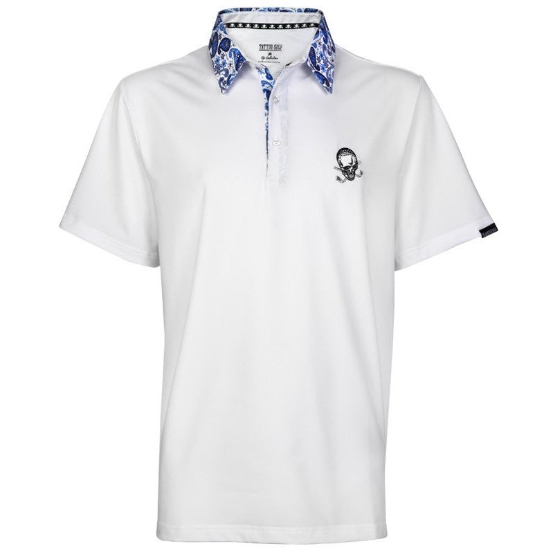 Tattoo VIP ProCool Golf Shirt | White