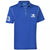 Tattoo Hybrid Zipper Lucky 13 Golf Shirt | Blue